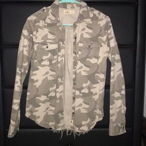 Hollister camo jacket